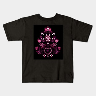 Another design based upon Scandinavian folk art Kids T-Shirt